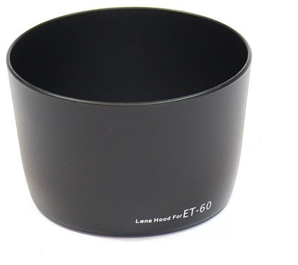 CELLONIC Pare-Soleil ET-60 Compatible avec Canon EF 90-300mm 4.5-5.6 USM, EF 75-300mm 4-5.6 II USM, 4-5.6 III USM Protection Objectif Appareil Photo et amélioration des Couleurs/Contrastes