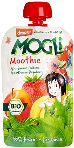 Mogli Naturkost Bio Trinkobst Erdbeere, 100g
