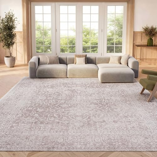 Safavieh Bahira Traditional Area Rug, Woven Polypropylene Carpet in Beige/Cream, 182 X 274 cm