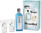 Herz & Heim® Gin Geschenkset - You are the Gin to my Tonic - mit 1 l Bombay Sapphire und 2 bedruckten Longdrinkgläsern und schöner Verpackung mit Wunschnamen und Wunschtext
