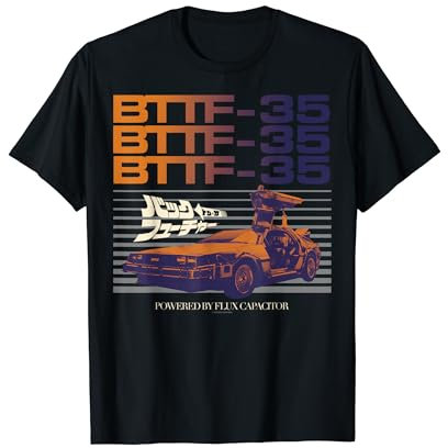 Back To The Future 35th Anniversary BTTF-35 DeLorean T-Shirt