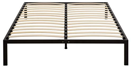 i-flair 160x200 cm Metallbett i-Base, minimalistisches Bettgestell, Futonbett und Gästebett mit Stauraum, Saugroboter und Unterbettbewahrung Freundlich