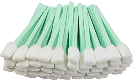 200 Stück Reinigungsstäbchen aus Schaumstoff，Reinigungstupfer für Computer, Drucker, Druckköpfe, Kameras, optische Linsen und optische Geräte