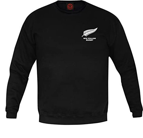 Dirty Ray Rugby New Zealand All Black Herren Sweatshirt FRB3 (as3, Alpha, m, Regular, Regular)