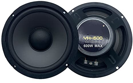 Altavoces Coaxiales Universales de 6,5 Pulgadas, Alta Potencia de 600 W, Calidad de Sonido Clara, Sonido Envolvente Estéreo, Alto Grado de Reducción, Material de Primera Calidad,