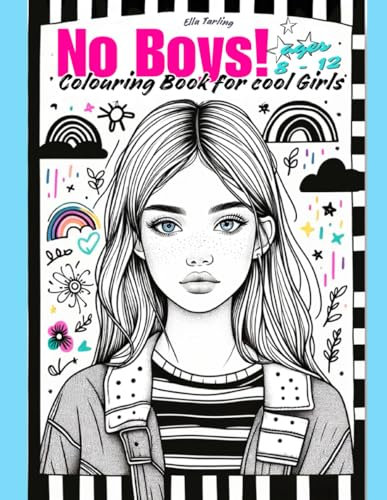 Colouring Book for Girls Ages 8-12 and Adults | The Ideal Gift for Girls, Teenagers, and Adults: 50 Unique Designs to Foster Creativity, Relaxation, and Focus | UK Edition
