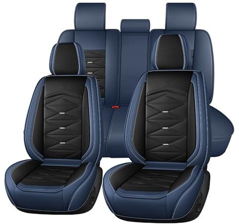 Jooexel Autositzbezüge Universal passend für Toyota SUPRA alphard Vellfire 86 HIACE iQ Spade Verso-S Auris Matrix FCV-R Schutz-Set Premium Leder Sitzbezüge