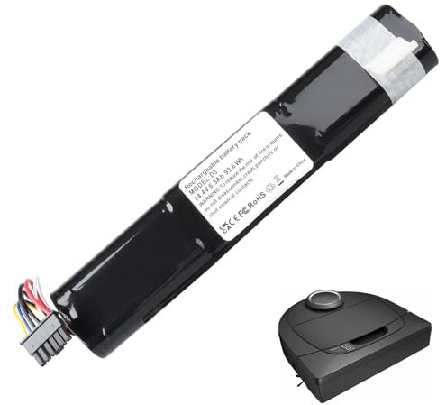 MXJFYY Batteria sostitutiva agli ioni di litio da 14,4 V e 6500 mAh compatibile con Neato, batteria per robot aspirapolvere Neato Botvac D3 D4 D5 D6 D7 D3+ D5+ D3s D301 D303 D502 D503 D701 D703 D705