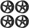 4x Dotz Felgen MarinaBay black 8.5Jx18 ET35 5x120 kompatibel mit BMW 1 2 3 4 5 X3 X4 Z3 Z4
