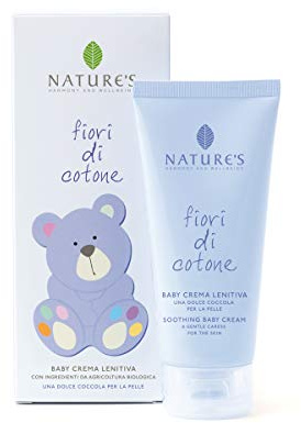 Bios Line Blumen, Baumwolle, Nature, Babycreme, beruhigend, 100 ml