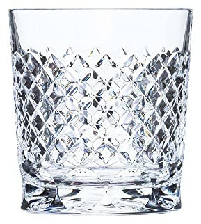 ARNSTADT KRISTALL Whiskyglas Karo (9 cm) Kristallglas mundgeblasen · handgeschliffen · Handmade in Germany