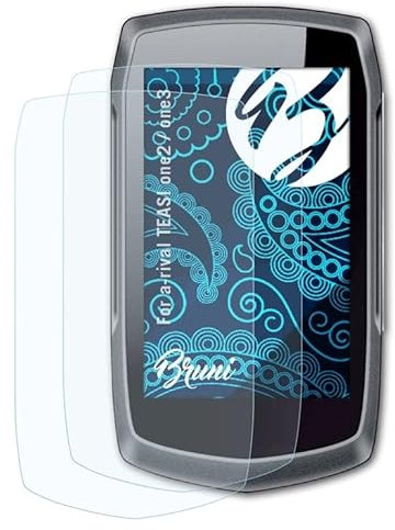 Bruni Schutzfolie kompatibel mit a-rival TEASI one2 / one3 Folie, glasklare Displayschutzfolie (2X)