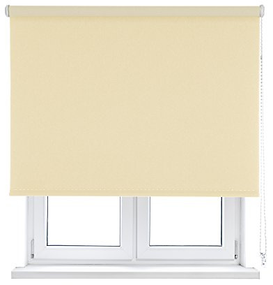 VIEWTEX Thermo-Verdunkelungsrollo, elfenbeinfarben, 105 x 190 cm, blockiert das Licht, 5 Jahre Garantie