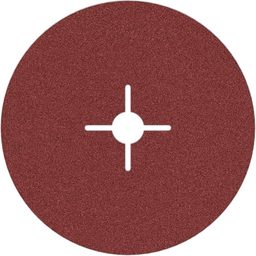Bosch 1x PRO Metal R780 Fibre Sanding Disc for Large Angle Grinders (for Steel, Stainless steel, Ø 180 mm, Grit 80, Professional Accessory Large Angle Grinder)