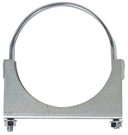 ROADFORMER 4 inch U Bolt Clamp Muffler Exhaust Clamp Saddle Style Heavy duty - Zinc Plated