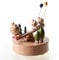Chonor Innovative Szene aus Holz Spieluhr, Premier Spieluhr Handkurbel Handwerk Reine Hand-klassischen Music Box Dekorationen Idee für Geburtstag Weihnachten - Wippe