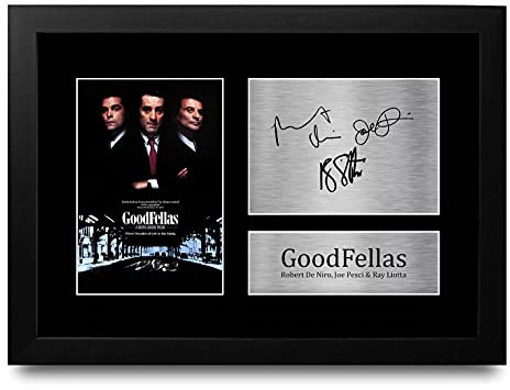 HWC Trading Goodfellas A4 Gerahmte Signiert Gedruckt Autogramme Bild Druck-Fotoanzeige Geschenk Für Filmfans