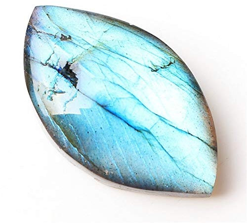 ABCBCA 1 stück Labradorite Edelstein Freiform Anhänger mit Lochschmuck Cabochon Geschenk Reiki Kristall (Color : Labradorite 2pcs)