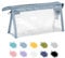 Soul Projekt Entenei Blau Federmäppchen Durchsichtige, Aesthetic Mäppchen PVC Frauen, Kosmetiktasche, Pencil Case, Federmappe für Kinder, Damen, Pinseltasche Schule, Toilettenartikel Kosmetiktaschen