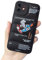 Ins Off Sports Shoes Brand Puffer Phone Case Puffy Cover Compatible with iPhone 12 Pro Max 6.7 inch, Sneakers White Label Graphics Soft Silicone Full Body Shockproof Protective Phone Case, Black
