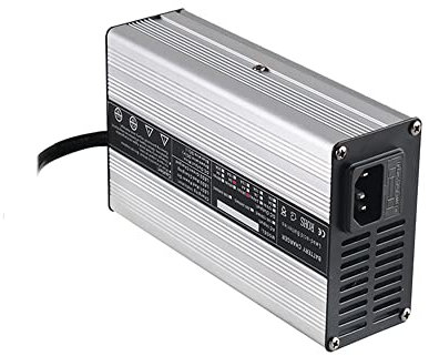 ZCBYBT Lithium Phosphate de Fer Chargeur de Batterie 10A/7A/5A/4A/3A/2.5A Chargeur Aluminium Shell avec Voyant Lumineux de Charge,pour Moto électrique,58.4v,#10