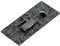 Kraken Keyboards DRIP XXL schwarzes topografisches Gaming-Mauspad – professionelles schwarzes Mauspad – schwarze Gaming-Schreibtischunterlage – 91.4x40.6 cm verlängertes Mauspad (schwarze Topographic)