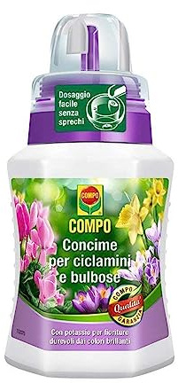 La zappa Concime liquido per Ciclamini fertilizzante per piante Bulbose 250 ml