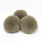 SYSUII 10 Stück Kunstfell Bommel 6cm Kunstfell Fellbommel Pompon Pom Ball DIY Fell Pom Poms für Damen Tasche Mützen Anhängern Dekoration Schlüsselanhänger Charms Strickmütze Zubehör -Khaki