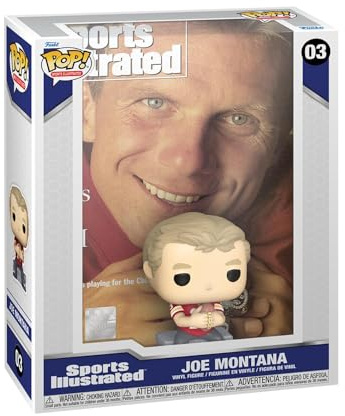 Funko Sports Illustrated Cover: NFL - Joe Montana - Vinyl-Sammelfigur - Geschenkidee - Offizielle Handelswaren - Spielzeug Für Kinder und Erwachsene - Sports Fans - Modellfigur Für Sammler