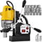 VCHICS MD40 1100W Trapano Magnetico Elettrico for Trapano Magnetico 11 Punte da Trapano 550 Giri/min