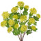Oairse 5er-Set Hortensien Kunstblumen Die Sich Echt Anfühlen, 63 cm Hoch, Künstliche Hortensien, Kunsthortensien, Frühling Dekoblume Kunstblumen Zweige für Heimdekoration, Hochzeitsarrangements, Gelb