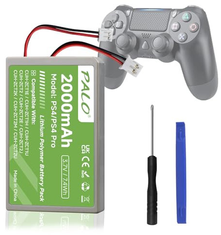 Batería de Repuesto para Sony PS4/PS4 Pro/PS4 Slim PS4 Dualshock 4 Controlador CUH-ZCT1E CUH-ZCT1H CUH-ZCT1U CUH-ZCT1U CUH-ZCT2 CUH-ZCT2U