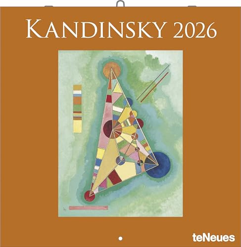 teNeues - Kandinsky 2026 – Kunst-Wandkalender 30x30 cm (30x60 cm geöffnet) | Broschürenkalender mit abstrakten Meisterwerken für Kandinsky-Fans & Kunstliebhaber