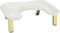 CENBEII Nail Arm Rest for Nails Hand - Butterfly Shape Nail Hand Rest for Nails - Nail Tech Arm Rest Supplies for Nail Technician Salon Manicure White