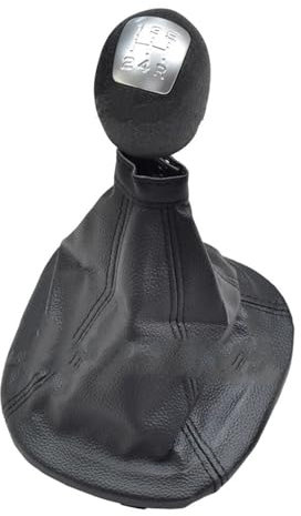 Schaltknauf Für IVECO Für Daily 2006–2014 2015 2016 2017 Auto-Styling 5 6-Gang-Schalthebel Schaltknauf Mit Leder-Boot-Kragen-Etui Schaltsack(Pink)