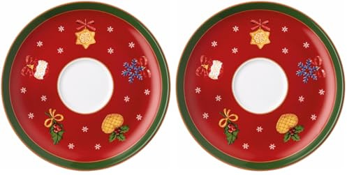 Hutschenreuther Happy Wintertime Kombi-Untertasse 16cm (Packung mit 2)