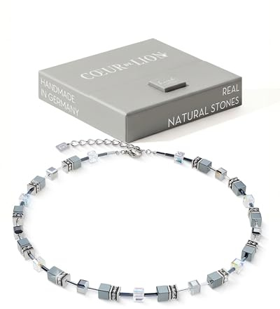 GeoCUBE® Halskette platinum
