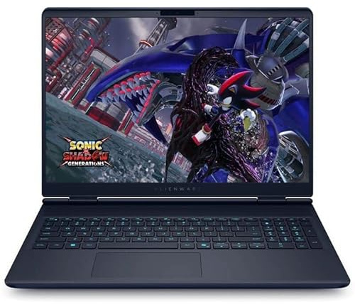 Dell Alienware 16X Aurora AC16251 Gaming Laptop, Blue, Intel Core Ultra 9 275HX, 32GB RAM, 2TB SSD, 16 2560x1600 WQHD+, 8GB Nvidia GeForce RTX 5070, 1 YR WTY, (Renewed)