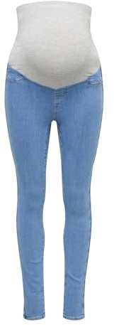 ONLY Damen Skinny Jeans Blau M/30 | Skinny Fit, Casual, Bei max. 40 grad waschen