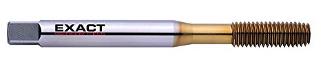 EXACT Gewindeformer M10, HSS-E , DIN371, mit TiN-Beschichtung, Form B
