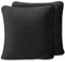 Amago - Kissenbezug 2er Set, Cashmere-Feeling, 50 x 50 cm - Schwarz