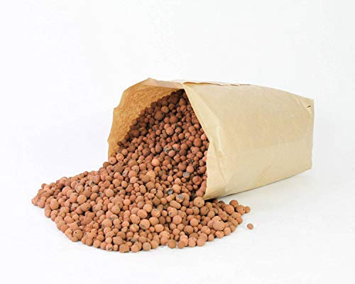 artplants.de Argilla espansa in granuli/Argilla per Piante, Marrone, 10 Litri - Riempitivo per vasi/Coltura idroponica