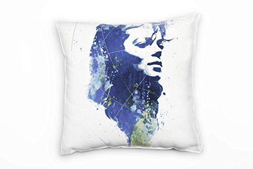 Paul Sinus Art Michael Jackson VII Deko Kissen Bezug 40x40cm für Couch Sofa Lounge Zierkissen - Dekoration zum Wohlfühlen