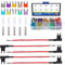 Glarks 12V 5 Pack Car Add-A-Circuit Fuse TAP Adapter Mini ATM APM Blade Fuse Holder with 120Pcs 2A 3A 5A 7.5 A 10A 15A 20A 25A 30A 35A Fuse Set, Total 130Pcs