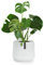 Fox&Fern Übertopf M mit 3D Riffelung - Blumentopf Gross inkl. Wasserabfluss - Blumentopf hoch 24cm - Übertöpfe für Zimmerpflanzen - Blumentopf 25cm Durchmesser - Pflanzentöpfe groß - Blumentopf weiß