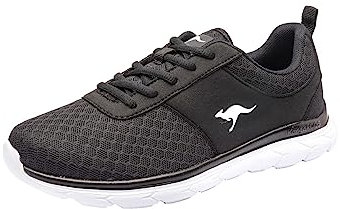 KangaROOS Damen KN-Bumpy Sneaker, Jet Black 5001, 36 EU