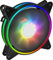 GameMax Razor Extreme ARGB PC Cooling Fan 120mm, PWM Control, Dual-Ring, Hydraulic Bearing, 11 Blade Fan, 3 Pin Aura Connector, RGB Mystic Light Sync | Black