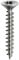 Vis à bois Panelvit Torx MUSTAD TX20 tête fraisée 4.5x30 Filetage total - Boite de 500 - PVACXP450300C8C