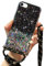 LCHULLE Handykette Handyhülle für iPhone SE 2022 5G Hülle iPhone 7/8/SE2020 Hülle mit Kordel Umhängenhülle Necklace Schutzhülle mit Band Silikon Case für iPhone 7/8/SE 2020&2022 5G Schwarz