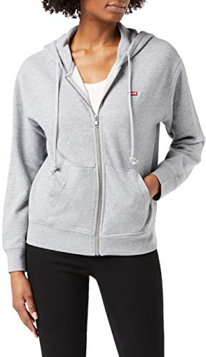 Levi's Standard Zip Sweatshirt Sweatshirt à capuche Femme Starstruck Heather Grey XS